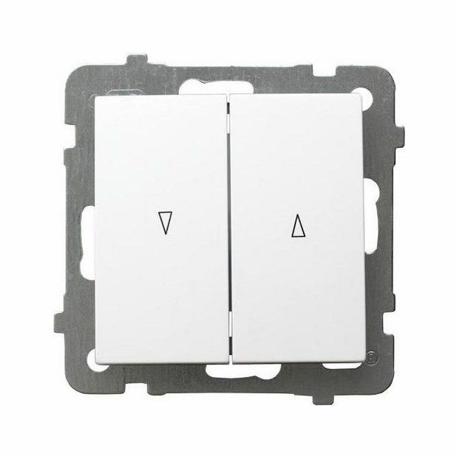 Ospel As jalousiafbryder i hvid