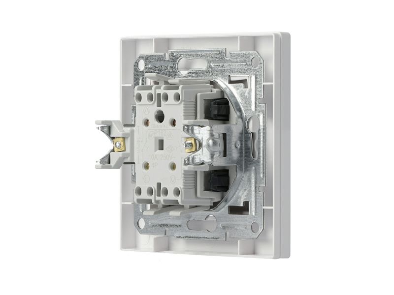 Schneider Electric Asfora hvid indbygget jalousiafbryder