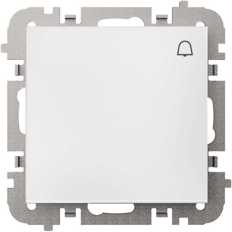 Trykknap til dørklokke Elektro-Plast Vestra hvid