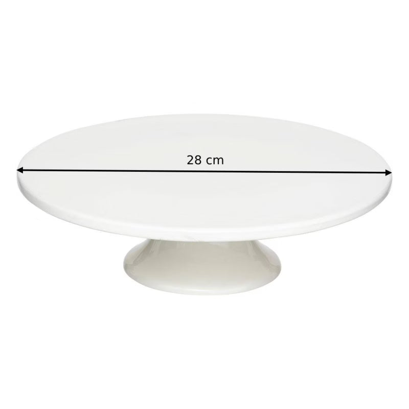 Lagkageopsats Nora 28 cm Hvid Stentøj