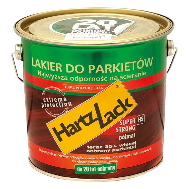 HartzLack Super Strong halvmat lak til parketgulv 3 l