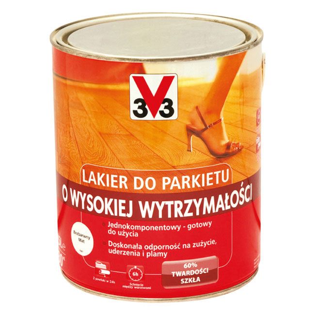 V33 satinparketlak 2,5 l