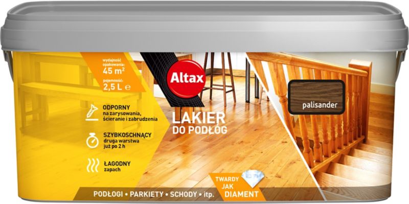 Altax Tæt Lak til Gulve Tåler Diamant - Palisander 2,5 l
