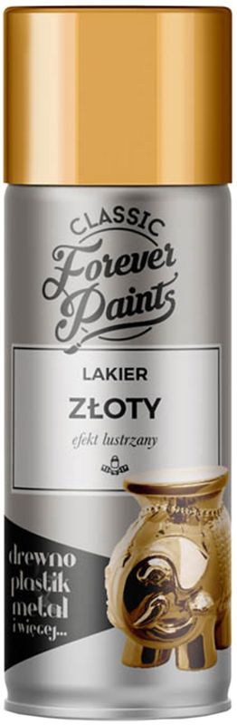 Forever Paints spejlglanslak 400 ml i guld