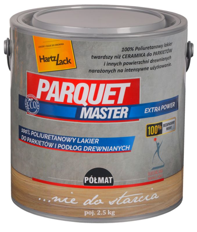 HartzLack Parquet Master højglans lak 2,5 l
