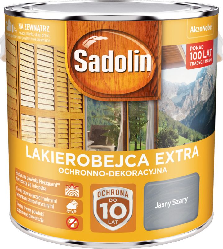 Sadolin lakbejdse ekstra lys grå 2,5 l