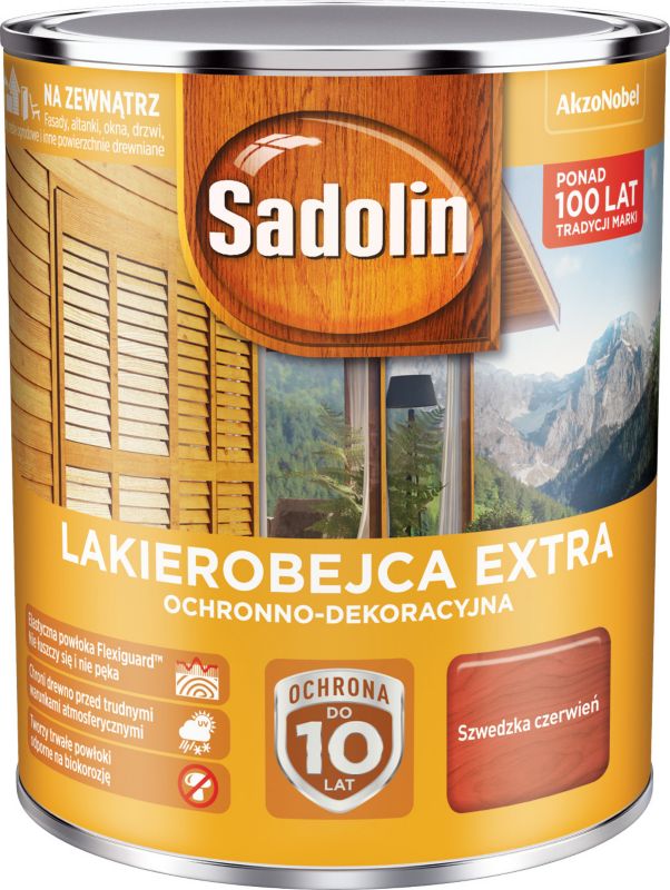 Sadolin Extra lakbejdse svensk rød 0,75 l
