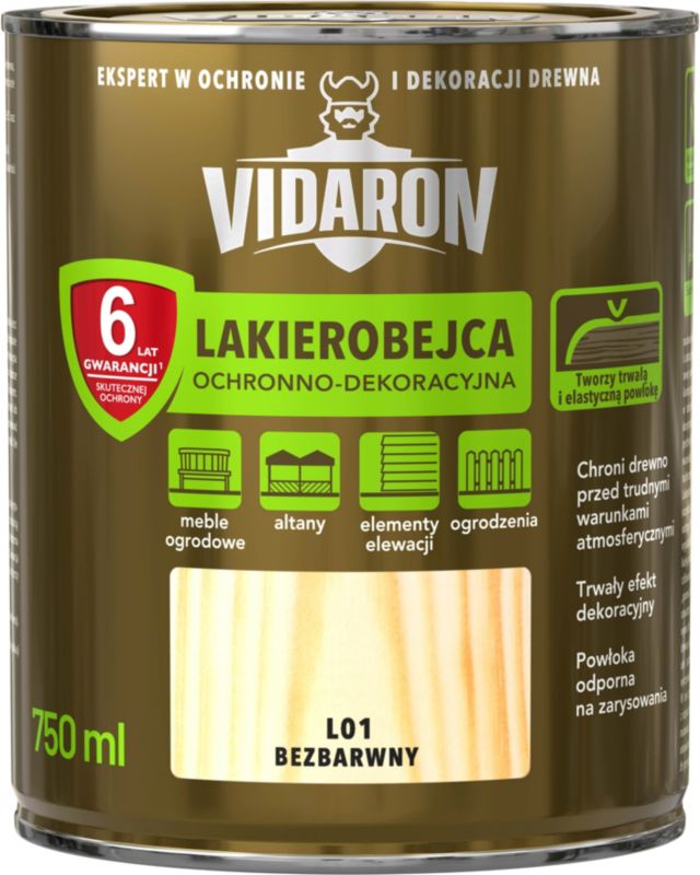 Vidaron klar lakbejdse 0,75 l