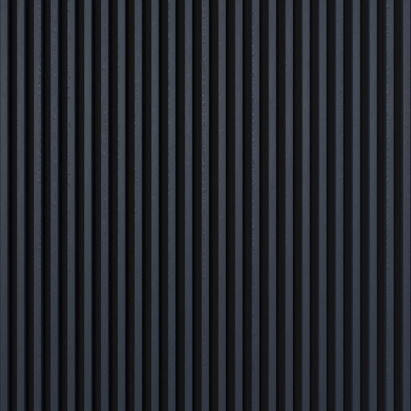 Stegu Linea Slim væglamel 265 x 15 cm panel blå/sort 3 elementer - 1 stk