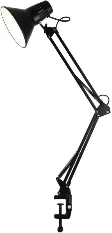 Bordlampe Worker 1-punkts E27 Sort