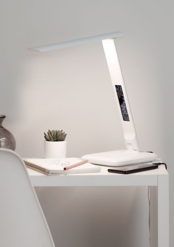 GoodHome Conjola 600 LED bordlampe i hvid