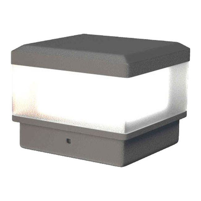 LED-lampe til stolpehat 7x7 cm Antracit