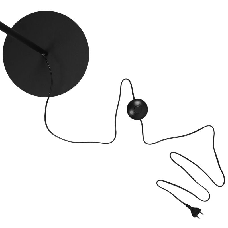 Light Home LH Siena gulvlampe 3x E27 60W sort skærm grafit 1 stk.