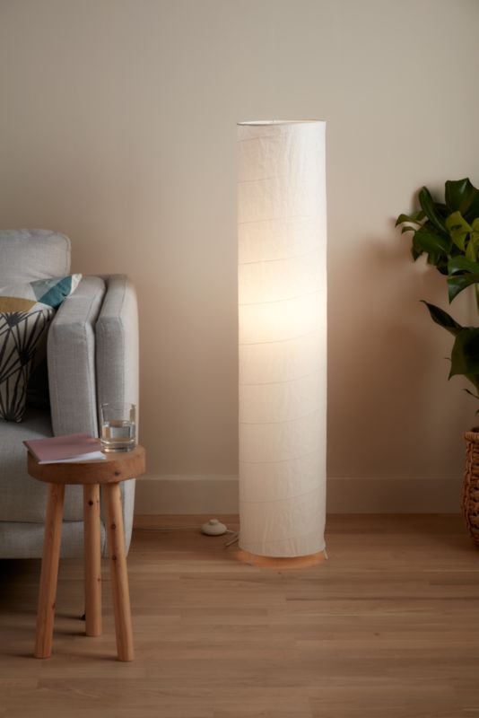 GoodHome Undara gulvlampe E27 hvid