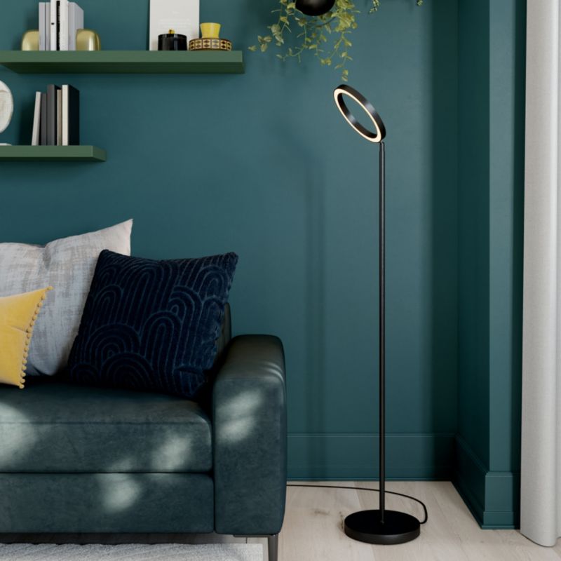 GoodHome Taphao LED-gulvlampe 1-punkts 16 W mat-sort