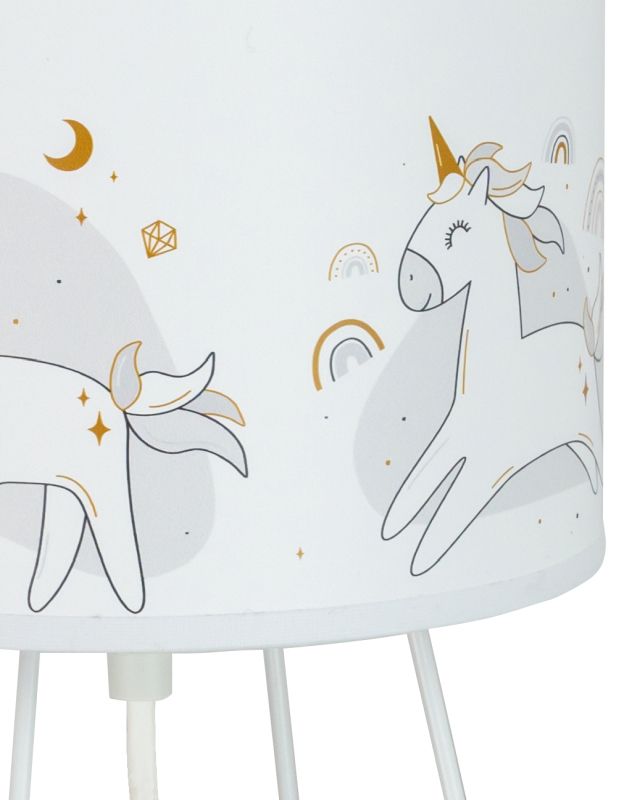 Bordlampe Duolla Enhjørning 1 x E27 Multikolor 5905317606004