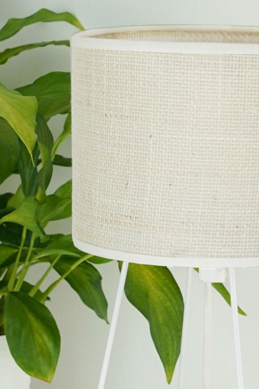 Bordlampe Modern 1-punkts E14 Hvid Jute