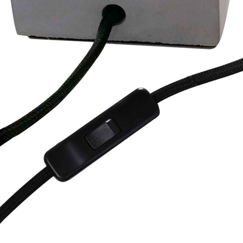 GoodHome Qausuit Beto E27 bordlampe kvadratisk