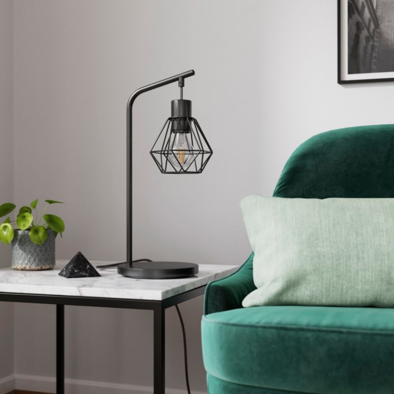 GoodHome Smertrio bordlampe 1-punkts E27 mat-sort