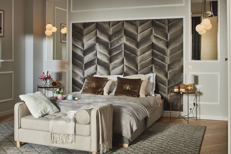 Pastelove bordlampe 1 x E14 grå