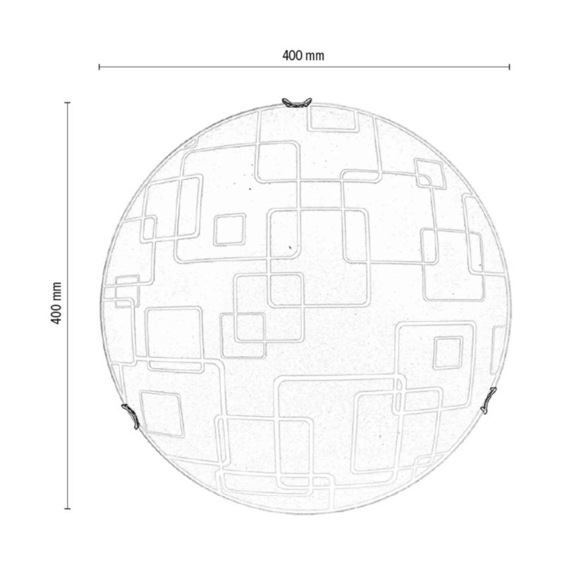 SPOT Light loftlampe 1xLED 18W – subtil kombination af krom og hvid fra polsk producent, 1 stk.