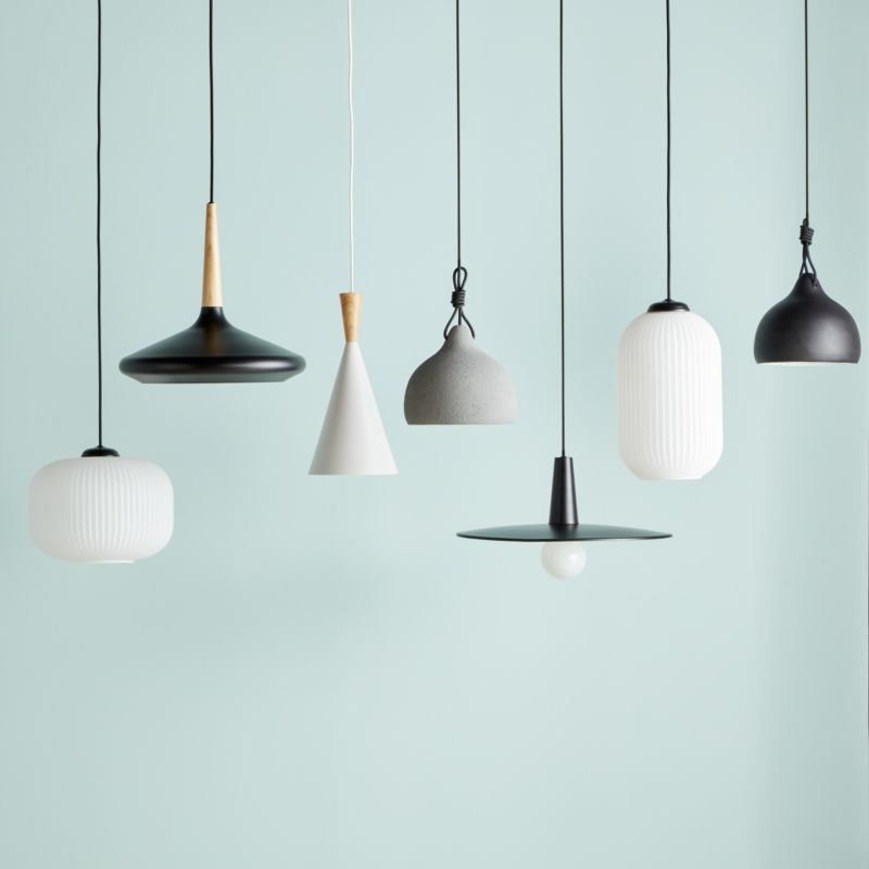 Pendellampe 1-punkt 20 cm Krom / Hvid | 5036581095611