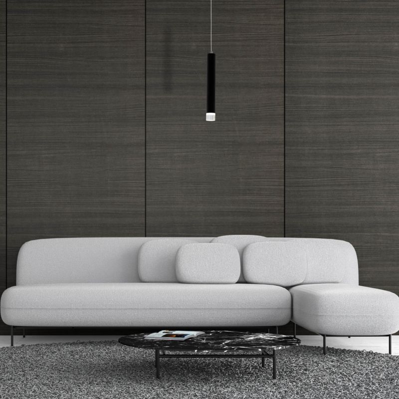 LED Loftlampe Carbon 5 W Sort 40x900 mm