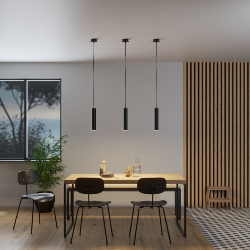 LED-loftlampe Suartone 1-punkts Sort Mat