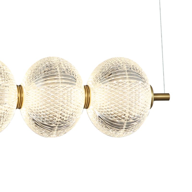 LED pendellampe Lazie - 4 3000 K guld