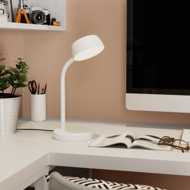 GoodHome Auklet LED bordlampe 4,5 W 3000 K hvid