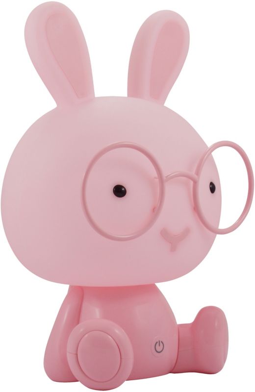 LED-natlampe kanin 1 x 2,5 W lyserød