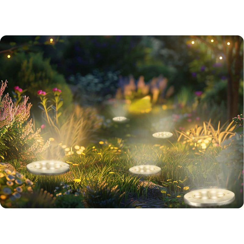 Ilumen jordsolcellelampe til nedstikning LS-104 6 stk.