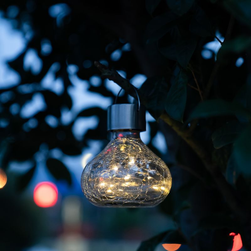 Solarlampe Hængende XS 10,8 cm Sølv