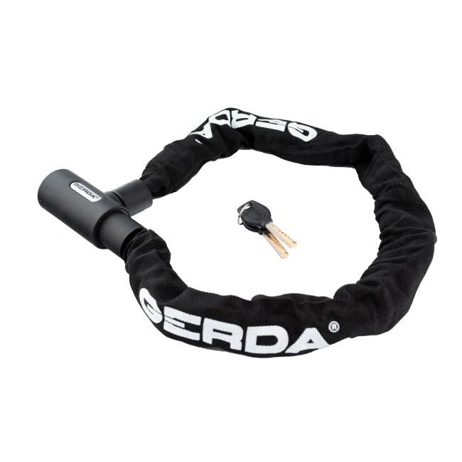 Gerda sikkerhedskæde 8 mm 90 cm med lås