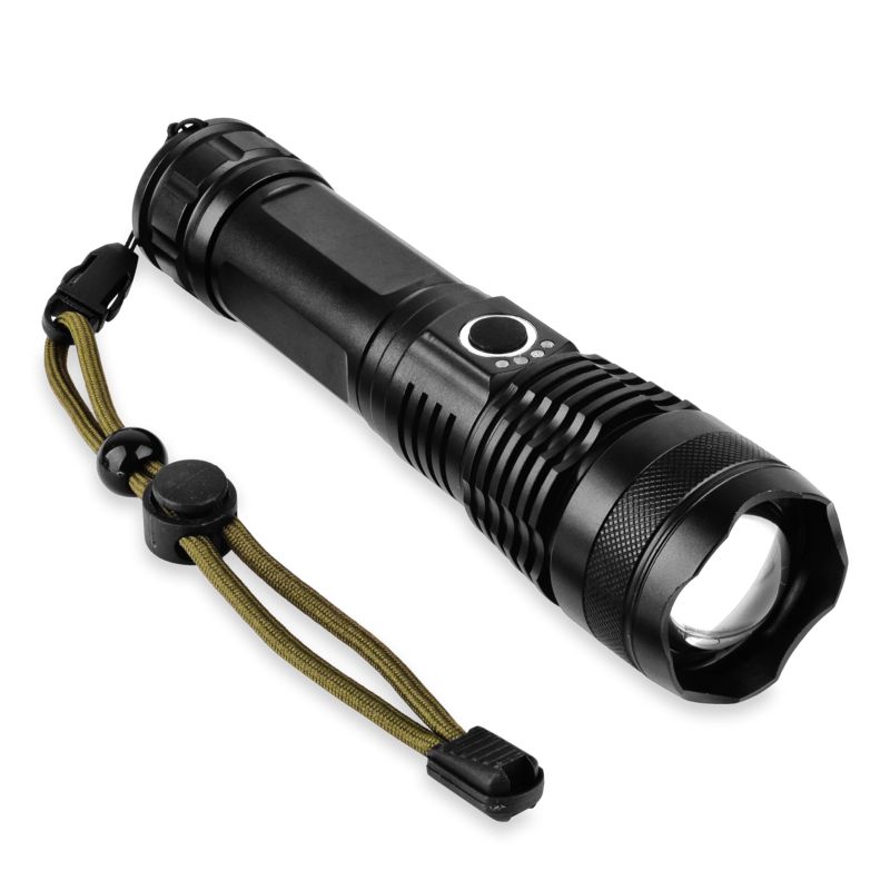 Bærbar LED-lygte Germina med genopladeligt batteri ZOOM 1000 lm 4 lysindstillinger 1 stk.