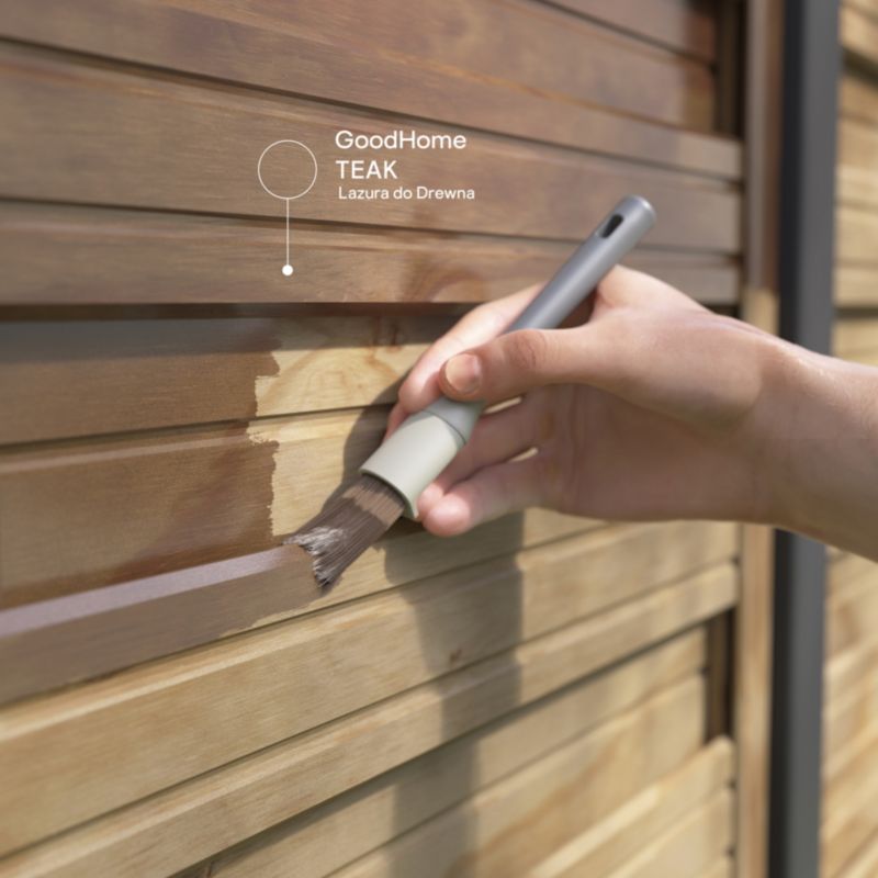 GoodHome 12 års teak træbeskyttelseslasur 5 l