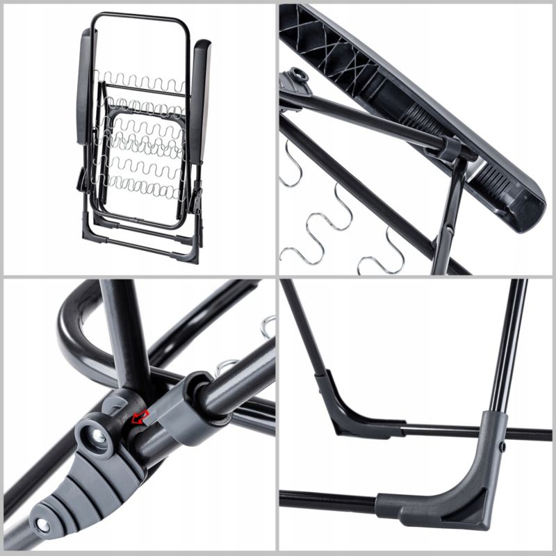 KADAX liggestol 2-i-1 foldbar komfortabel have- og strandstol