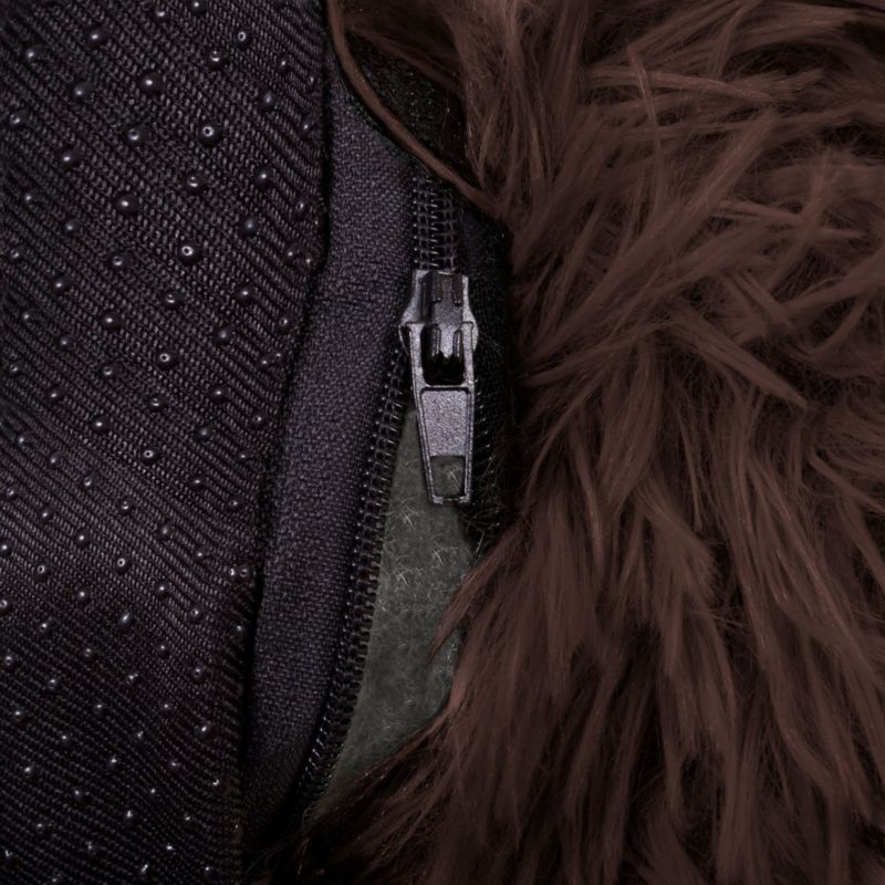 Springos hundeseng 80 cm blødt katteseng i brun, 1 stk.