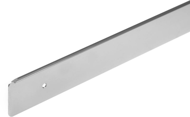 Cezar aluminiumsramme højre side til bordplader 40 mm sølv