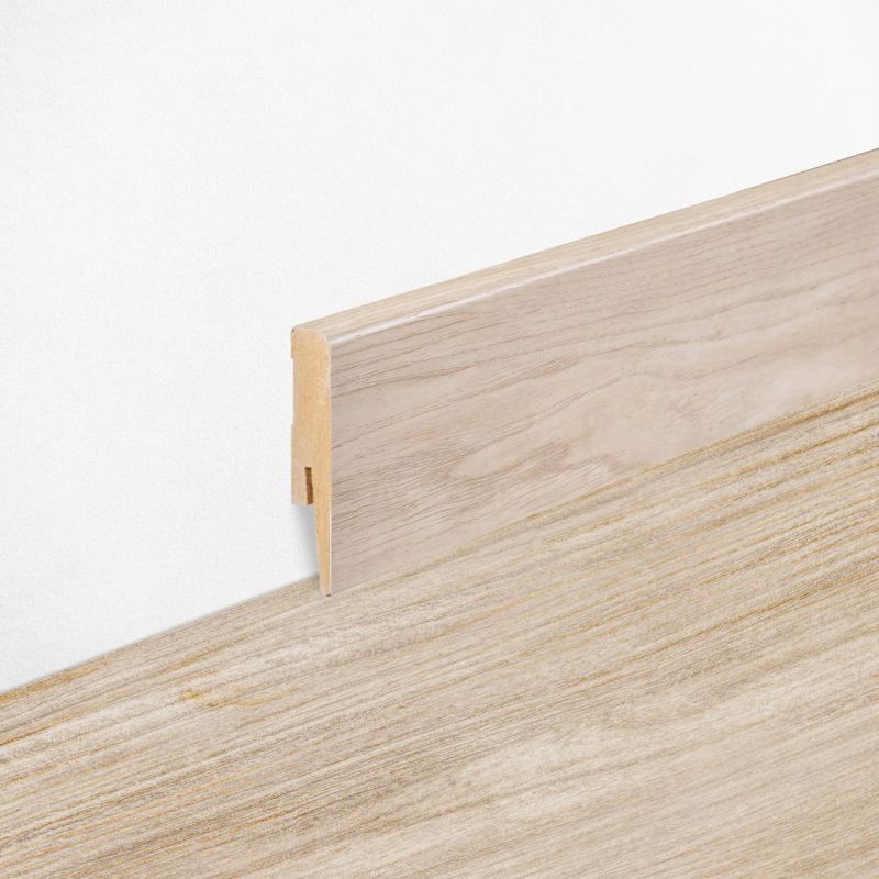 MDF Fodliste LO9 Salerno 80 x 15 x 2400 mm Trælook Mat