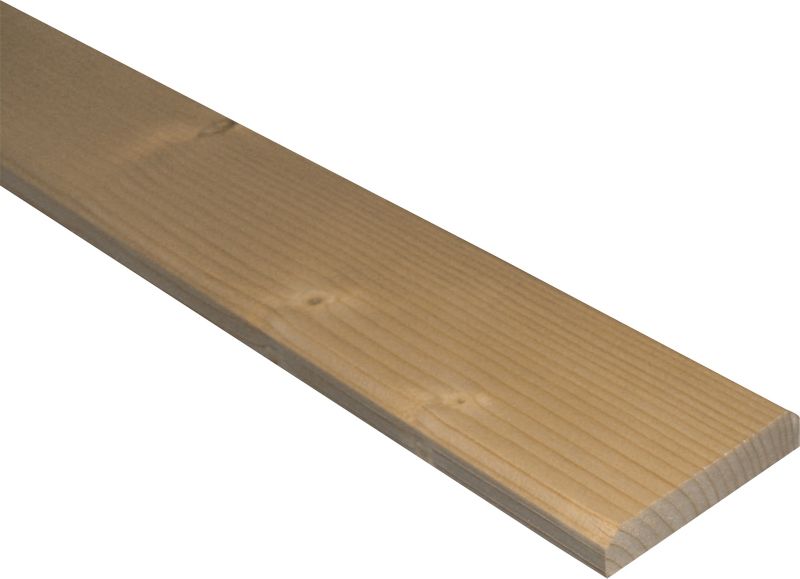 Monteringsliste 13,5 x 70 x 3000 mm impregneret gran