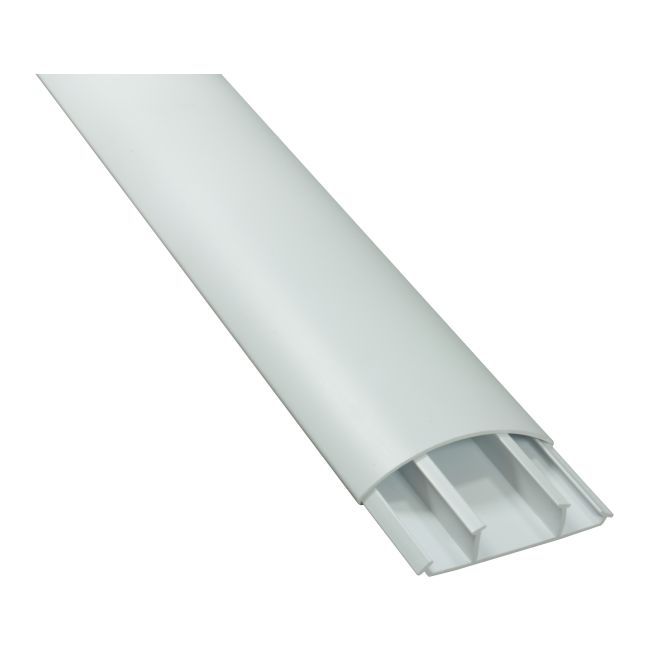 Halvrund installationsliste AKS Zielonka LPO 15 x 50 mm hvid