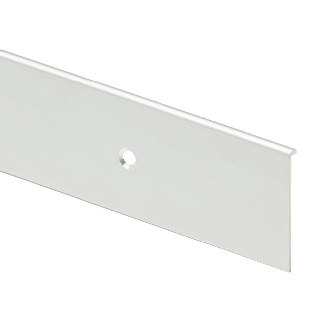 GoodHome kvadratisk bordkantliste 38 mm i børstet stål