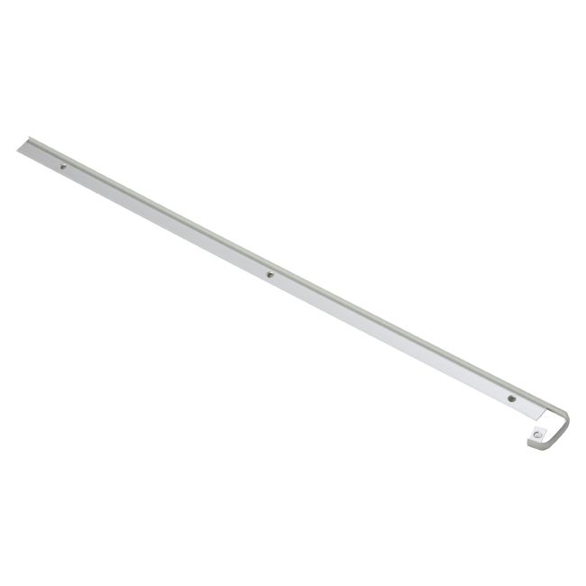 Skarmsliste til bordplader Cezar aluminiumsramme 38 x 600 mm sølv