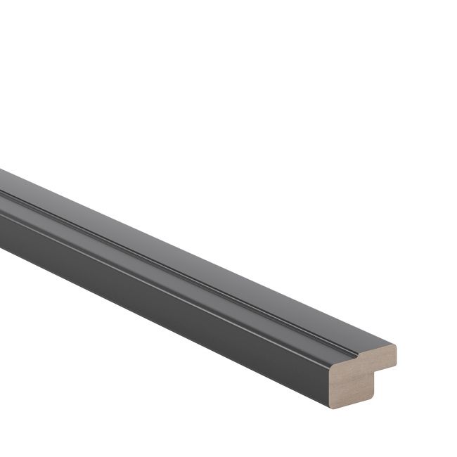 GoodHome Artemisia afslutningsliste 240 x 3,5 cm mat grafit
