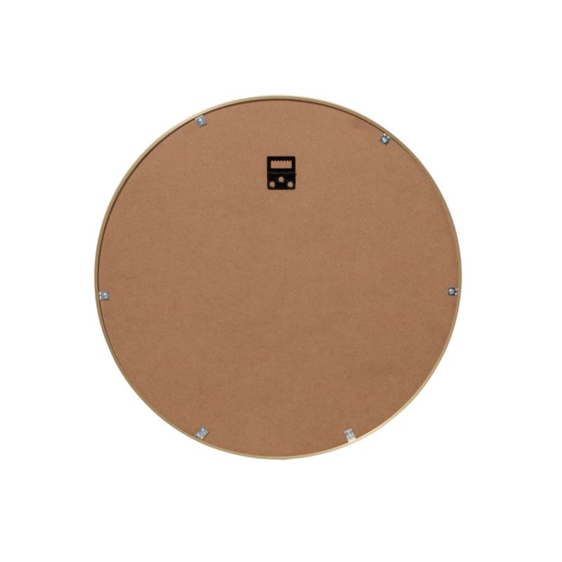 Rundt spejl GoodHome Muhely 40 cm i metalramme med guldfinish