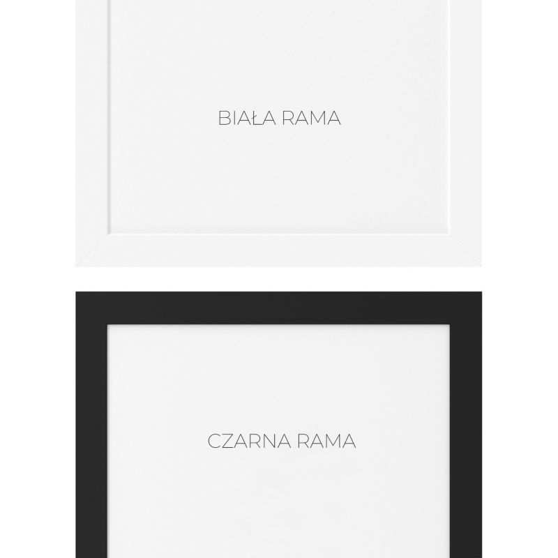 Rektangulært Tulup-spejl 60 x 40 cm med minimalistisk hvid MDF-ramme, 1 stk.