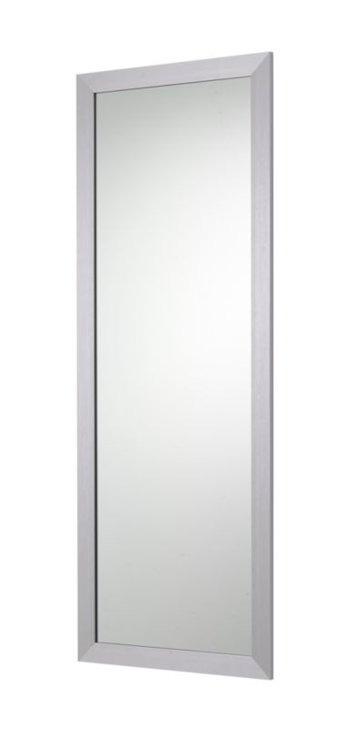 Rektangulært spejl 120 x 45 cm med grå ramme