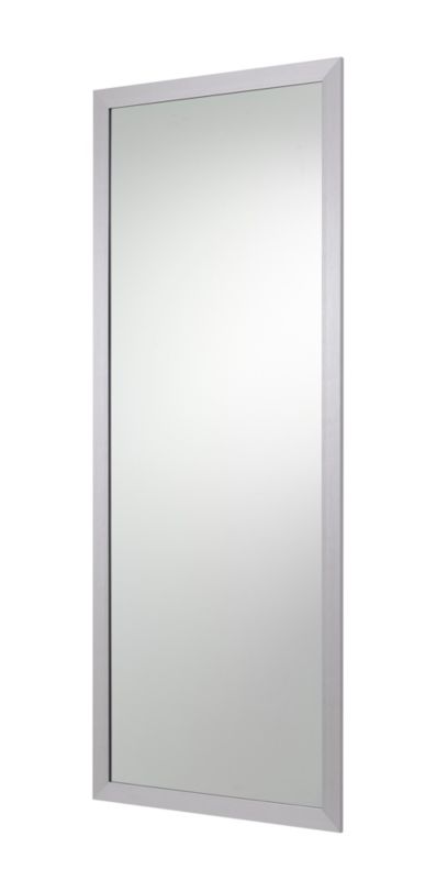 Rektangulært spejl 150 x 60 cm med grå ramme