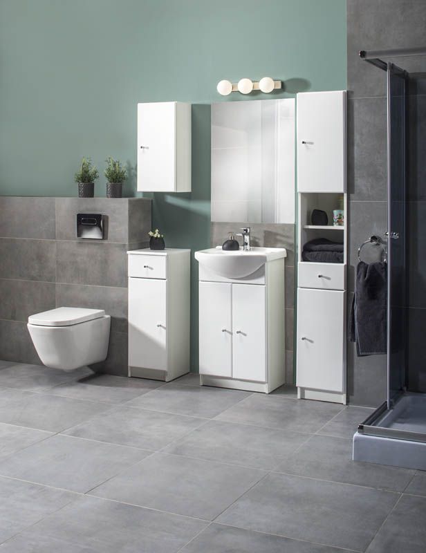 Rektangulært spejl Cooke&Lewis Dunnet 80 x 60 cm